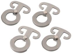Outwell Аксесоар за палатка Outwell Accessory Hooks 4-Pack Mounting hook - Silver Grey - размер 5, 8 x 4, 2 cm (525-0721-0111) Палатка