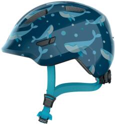 ABUS Детска каска за велосипед Abus Kid's Smiley 3.0 Bike helmet - Blue Whale - размер S 45-50 cm (851-1165-0211)