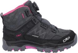 CMP Детски туристически обувки CMP Kid's Kiruna Mid Fitgo Trekking Shoes WP Walking boots - Antracite / Festival - размер 38 (EU) (702-3743-0121)