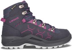 Lowa Детски туристически обувки Lowa Kid's Kody Evo GTX Mid Junior Walking boots - Navy / Berry - размер 28 (EU) (702-3549-0212)