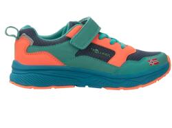 Trollkids Детски ежедневни обувки Trollkids Kid's Haugesund Sneaker Casual shoes - Atlantic Blue / Dark Navy / Glow Orange - размер 30 (EU) (702-2801-0515)