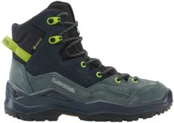 Lowa Детски туристически обувки Lowa Kid's Wandax GTX Mid Walking boots - Dark Petrol / Lime - размер 39 (EU) (702-5123-0222)