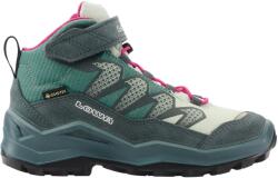 Lowa Детски туристически обувки Lowa Kid's Maddox Pro GTX Mid VC Walking boots - Petrol / Pink - размер 33 (EU) (702-4383-0921)