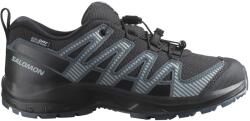 Salomon Детски мултиспорт обувки Salomon Kid's XA Pro V8 Waterproof Multisport shoes - Black / Turbulence / Quarry - размер 35 (EU) (702-4207-0218)