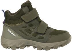 Viking Детски туристически обувки Viking Kid's Track Mid WP 2V Walking boots - Olive - размер 33 (EU) (702-3434-0322)