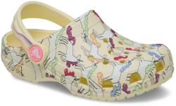 Crocs Детски сандали Crocs Kid's Classic Unicorn Graphic Clog Sandals - Unicorn / Yellow Light - размер 22-23 (EU) (702-5415-0113)