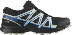Salomon Детски маратонки Salomon Kid's Speedcross Waterproof Trail running shoes - Black / Vanilla Ice / French Blue - размер 29 (EU) (702-4203-0212)