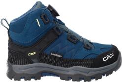 CMP Детски туристически обувки CMP Kid's Kiruna Mid Fitgo Trekking Shoes WP Walking boots - Blue Ink / Yellow - размер 39 (EU) (702-3743-0422)
