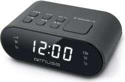 Muse M-10 CR órásrádió FM rádióval, fekete