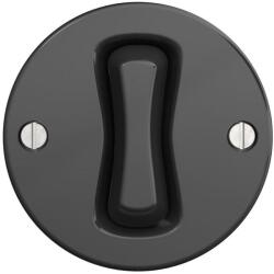 Reblig - Buton retro fără ramă antracit (RG0100)
