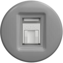 Reblig - Priză de date retro, fără ramă, gri (RG0086)