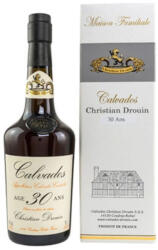  Christian Drouin calvados 30 éves (0, 7L / 40%)