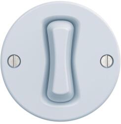 Reblig - Întrerupător încrucișat retro, fără ramă, nr. 7, albastru (RG0023)
