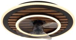GLOBO 03668 TREVINO - ventilator de tavan LED dimabil, 36W/230V, 2700-6000K, negru + telecomandă (GL8893)