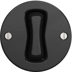 Reblig - Buton retro fără ramă, negru (RG0094)
