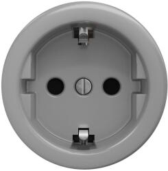 Reblig - Priză retro SCHUKO 230V/16A, fără ramă, gri (RG0111)