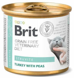 Brit GF Veterinary Diet Cat Cans Struvite 200 g KARTON - 6 db