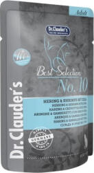  Dr. Clauder's Cat Best Selection No10 Alutasak Hering & garnéla chia maggal 85 g KARTON - 16 db