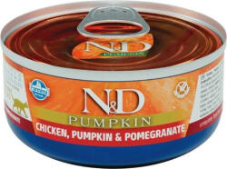 N&D csirke, sütőtök & gránátalma 70 g KARTON - 12 db