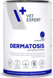 VetExpert Veterinary Diet Dermatosis konzerv kutyáknak lazac & burgonya 400 g KARTON - 6 db