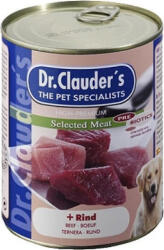 Dr.Clauder's Dog Selected Meat Marhás konzerv 400 g KARTON - 6 db