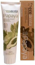 Ecodenta fehérítő fogkrém, Cosmos Organic papaya kivonattal, 100 ml