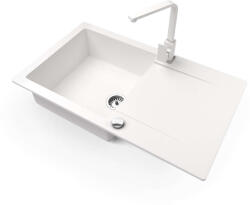 NERO Gold Gránit Mosogató - Fehér - 45x76, 7 cm - pepita - 67 900 Ft