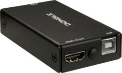 Inter-Tech Adapto KVM Inter-Tech KT-150D Black (88887307)