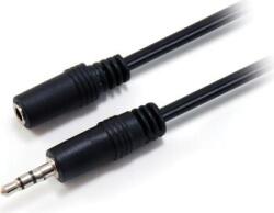 Equip Cablu audio Equip 14708207 mufa de 3 5 mm tata/mama 2 5 m negru (14708207)