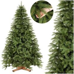  Prémium skandináv luc műfenyő 240 cm, PVC ágak, fa állvány