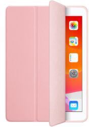 XPRO Xprotector XPRO Smart Book tok pencil tartóval és teljesen átlátszó szilikon hátlappal pink Apple Ipad 9, 7" 2017 készülékhez