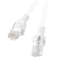 Lanberg Patchcord Lanberg PCU6-10CC-0100-W, Cat. 6, U/UTP, 1m, White (PCU6-10CC-0100-W)