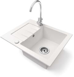 NERO Monza - Gránit Mosogatótálca - Fehér - 57cm - pepita - 50 500 Ft