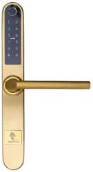 Smartpass Yala inteligenta MONACO GOLD cu amprenta, Bluetooth, PIN, RFID, IP65, otel inoxidabil, finisaj auriu (MONACO-1TT-GL)