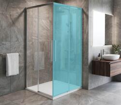 SAPHO GELCO LUXOR 80 cm tolóajtó sarokbelépős zuhanykabinhoz transzparent üveggel, króm GU2180CH (GU2180CH)