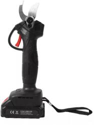  Akkumulátoros metszőolló, Bauerkraft H-604, fekete, 2 x 21 V 1, 5 Ah Li-Ion, 600 W, maximum 30 mm vastagságig, kétfokozatú vágás, biztonsági zár, koffer és tartozékok, akkumulátorral és töltővel (TF50