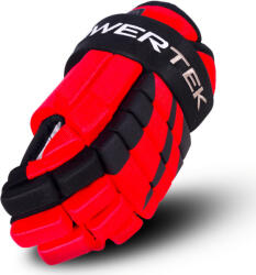 POWERTEK Mănuși de hochei V5.0 Black/Red Youth 8″