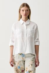 Benetton cămașă safari pentru femei, din in PPY2-KDD0CI_00X (5BMLDQ0DA)