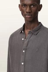 AllSaints риза мъжка от лен LOOM (M172SC)
