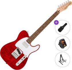 Squier Affinity Series Telecaster FMT SH LRL Basic SET Crimson Red Transparent Електрическа китара