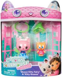 Spin Master - Gabbys Dollhouse, Queen Kitty Fairy si Kitty Gnome (20151835) Figurina