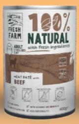 Fresh Farm marhahúsos pástétom felnőtt macskáknak 400g