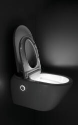 Deante Vas WC suspendat smart Deante Silia Basic cu capac automat si functie bideu alb lucios (CSSD6ZPW)