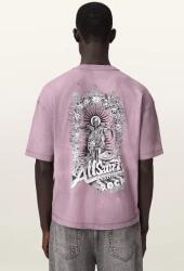 AllSaints tricou tricotat pentru bărbați, din bumbac cu elastan AVALON 9BY2-TSMZZ1_03X (M033PE)