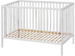 Petite&Mars - Babaágy NELA BEECH 120x60 cm fehér/bükk 940392 (AG1160)
