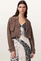 AllSaints geacă de biker pentru femei din piele întoarsă OPHELIA 9BYA-KUD02J_84X (W054LC)