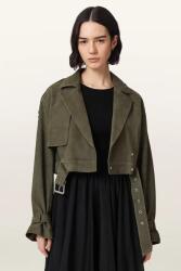 AllSaints geacă de biker pentru femei din piele întoarsă OPHELIA 9BYA-KUD02J_97X (W054LC)