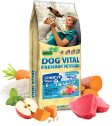 DOG VITAL Sensitive Adult Tuna, Rice&Pumpkin All breeds 12kg - origopet
