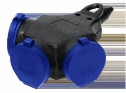 ORNO GROUP Splash proof and impact resistant, IP44, 3x2P+ with Schuko, 16A, 230V AC