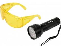 TOYA UV 51 LED Flashlight 3 x 1.5V + Glasses (YT-08581)
